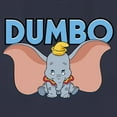 thumbnail image 2 of Women's Dumbo Wide Open Graphic Tee Navy Blue 2X Large, 2 of 4