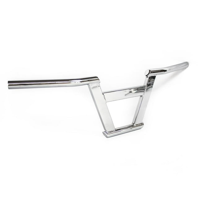 Manubrio BMX Zx de fierro plateado 650mm
