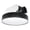 Black, variant on Akicon Round Black Bathroom Exhaust Fan with 3CCT LED Light & 5W Night Light, 110 CFM, 2.0 Sones Quiet Energy Efficient Vent Fan, 2700K/4000K/5500K