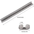 thumbnail image 3 of Door Draft Stopper for Bottom of Doors - 36 Inch Under Door Draft - Reduces Air Draft, Noise & Sound -Gap Filler - Adjustable Door Sweep Draft Seal Window Sealer (White, 36.6 inch), 3 of 13