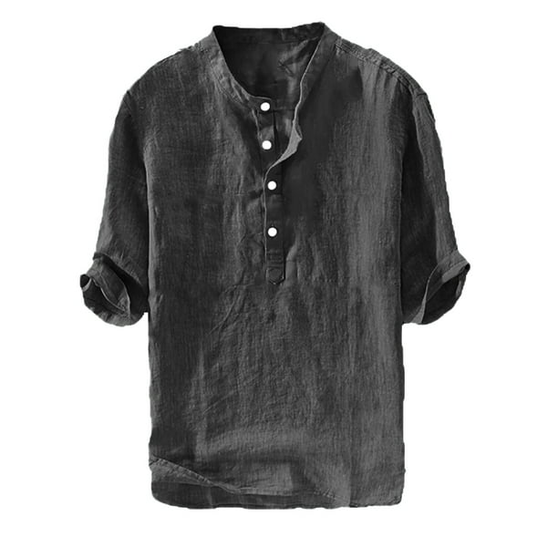 bare leisure linen cotton shirts