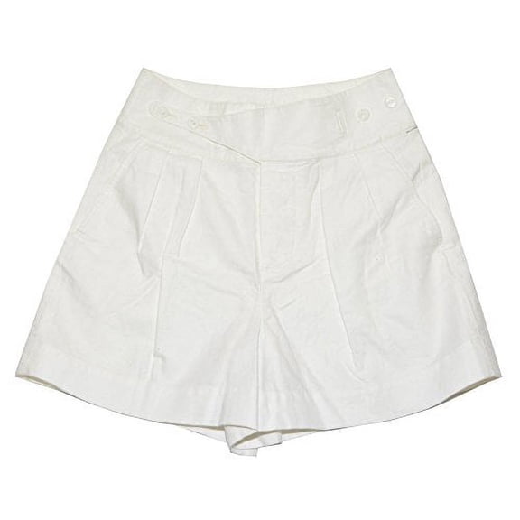 Ralph Lauren Rugby Womens Linen Blend Short (0, Docwash White)