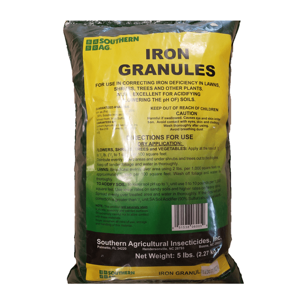 Iron Granules (30 Iron) Granular Fertilizer No Mixing or Spraying