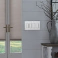 thumbnail image 2 of Lutron SC-4-TP Satin Colors 4-Gang Wallplate, Taupe, 2 of 6