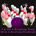 thumbnail image 3 of CafePress - Bowling Problem Women's Dark T Shirt - Women's Traditional Fit Dark T-Shirt, 3 of 4