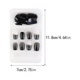 thumbnail image 2 of Uñas postizas Qarigey Perfect Matching Jelly Rubber Cobertura completa Paster ligero y transpirable, 2 of 6