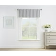 thumbnail image 3 of Brielle Home Oslo 2 Piece Window Valance Set Marine Blue 2 Pack, 3 of 5