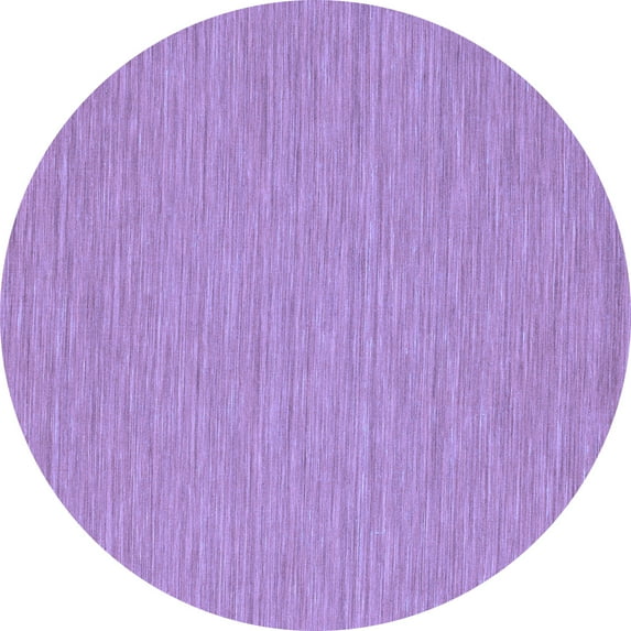 Ahgly Company Indoor Round Abstract Blue Contemporary Area Rugs, 7' Round