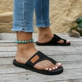 thumbnail image 5 of Modisza Flat Sandals for Women and Men 2026 Beach Toe Ring Sandal Comfortable Breathable Mesh Slide Shoes with Arch Support Black 6, 5 of 8