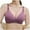 Purple Bras, variant on SMihono Push Up Bras for Women Older Front Zip Wireless Bra MagicLift Large Breasts Full Coverage Back Oversized High Support Bras Black 40