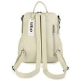 thumbnail image 2 of UTO Women's Backpack Purse PU Leather Large Designer Ladies Fashion Shoulder Handbag with Tassel(White), 2 of 9