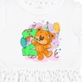 thumbnail image 4 of Inktastic 2nd Birthday Teddy Bear Girls Toddler Dress, 4 of 5