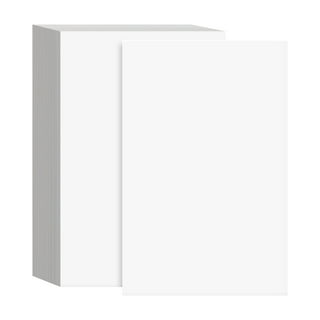 Blank Paper Inserts, Plain Filler Paper Half Letter Size 3-ring / 5.5 X 8.5  