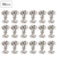 thumbnail image 2 of Binding Rivet Rivet Kit 50 Set 8mm Pure Copper Flat Head Rivets Leather Strap Screws Kit For Notebook Binding, 2 of 8