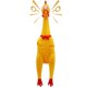 thumbnail image 1 of Pollo Juguetes para perros Amarillo Goma Squeeze Squeaky and Screaming Chicken para mascotas o niños Sincero Hogar, 1 of 5