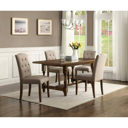 Better Homes and Gardens Providence 5-Piece Dining Set, Brown