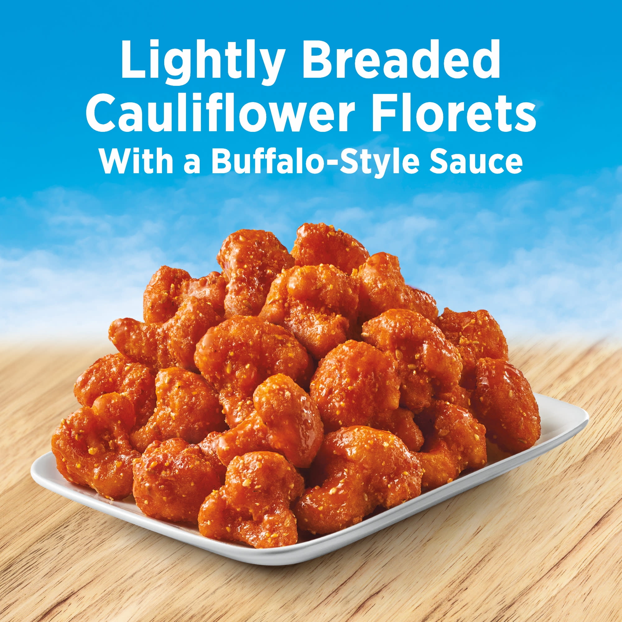 Birds Eye Buffalo Style Cauliflower Wings, Frozen Sides, 13.5 oz. Bag