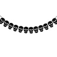thumbnail image 2 of Black Spider Web Garland - Halloween Hanging Banner with Spiders for Haunted Mansion Decor, for Mantle Fireplace Party Decorations Indoor Outdoor, 2 of 7