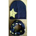 thumbnail image 1 of gorros para bebé gorro invierno niño Conjunto de gorro y bufanda con estampado de estrellas para niño, gorro y bufanda de punto cálido, accesorios para niño de 6 a 36 meses, 2 piezas, 1 of 4