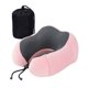 thumbnail image 1 of Almohada con forma de U con joroba, almohada bordada para la hora del almuerzo en la oficina, almohada de viaje de rebote lento para el cuello, almohada con forma de U de espuma viscoelástica con, 1 of 5