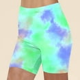 thumbnail image 2 of FAIWAD Women High Waist Biker Shorts Tie Dye Scrunch Butt Leggings Seamless Stretch Sports Yoga Shorts, 2 of 4