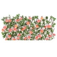 thumbnail image 1 of Treillis Extensible Charmant avec Fleurs Artificielles pour Intimité de Jardin, 1 of 8