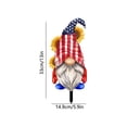 thumbnail image 3 of Patriotic Gnome Garden Stake,4th of July Red White Blue Decorative Yard Art,Weatherproof Outdoor Decor for Independence Day Memorial Day,Lawn,Pathway,Cemetery,Grave, 3 of 5