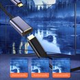 thumbnail image 3 of Adaptador de disco gratuito hembra compatible con HDMI a macho tipo C con cable corto, 3 of 6