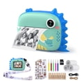 thumbnail image 1 of Himont Kids Camera Instant Print Digital Camera For Kids With Zero Ink Print Paper & 32G Tf Card Selfie Video Camera With Color Pens & Photo Clips For Diy Gift For Boys 3-12 Years Old (Blue), 1 of 4