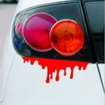 thumbnail image 4 of SPRING PARK 2Pcs Creative Red Blood Reflective Car Stickers Light Bumper Body Decals Decor, 4 of 7