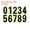 Black, variant on Uxcell 3 inch Reflective Mailbox Numbers for Houses/Outside Sticker Decal, Red 6 Sets