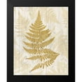 thumbnail image 2 of Cusson, Marie Elaine 12x14 Black Modern Framed Museum Art Print Titled - Golden Fern I, 2 of 5
