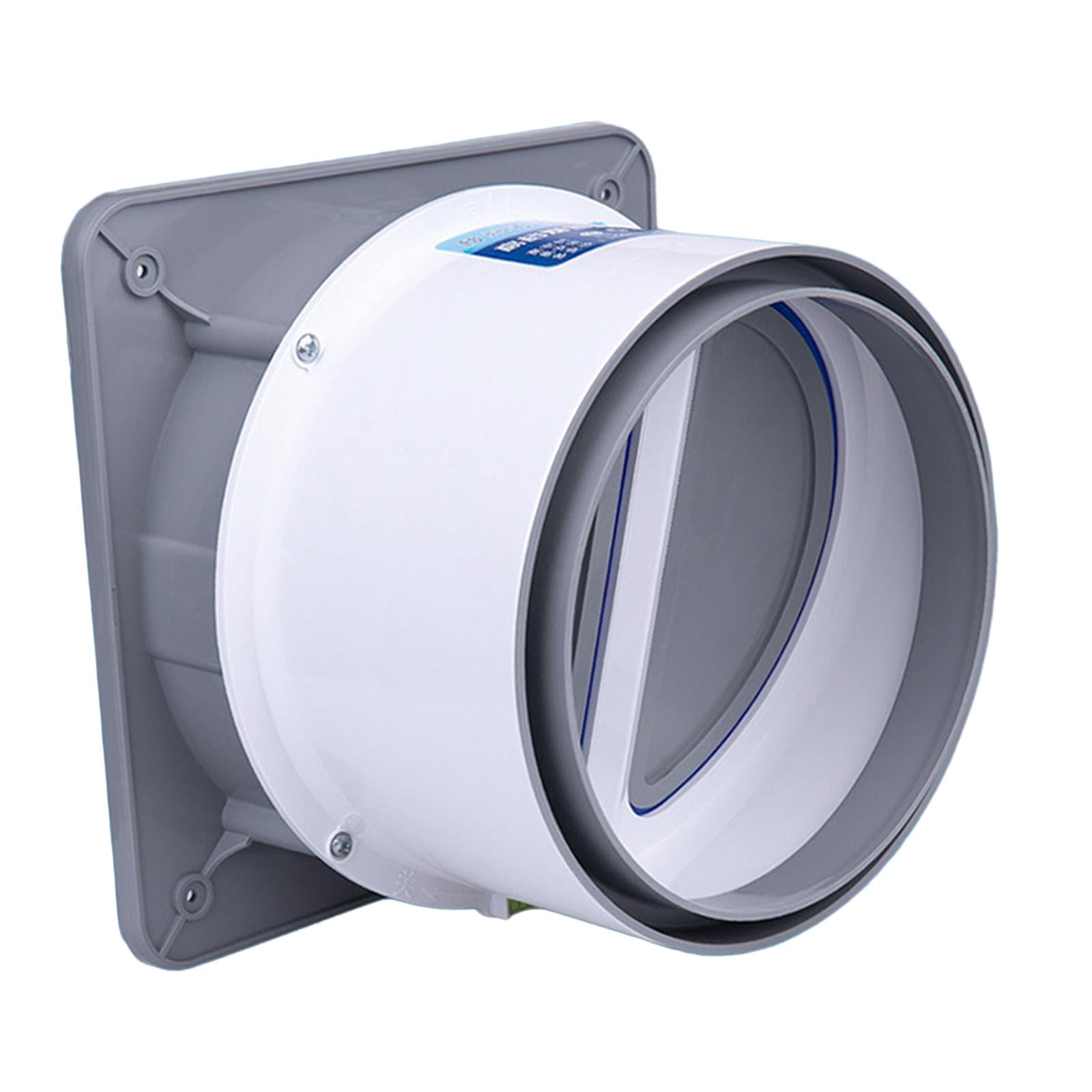 Duct Adaptor, Butterfly Check , Draft Blockers Vent Air Duct Check , Public Flue Check for Ducting Hose Gray M