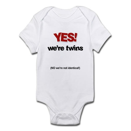 

CafePress - Yes We re Twins Infant Bodysuit - Baby Light Bodysuit