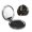 Round Shape, variant on Greek Antique Statues Portable Double-Sided Face Mirror Round Shape, Magnifying Compact Pocket Mirror with PU Leather Cover