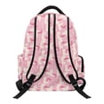 thumbnail image 4 of Uorisanigo Fish Camo Pink Kids Backpack for Girls Elementary School Travel, Breathable Large Capacity Bookbag with Side Water Bottle Pocket, Lightweight for Camping, 4 of 7