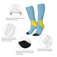 thumbnail image 3 of Hirioo Cute Ducky for Adult Stockings Breathable Sock Non-Pilling,Contrasting Color Design, 3 of 6