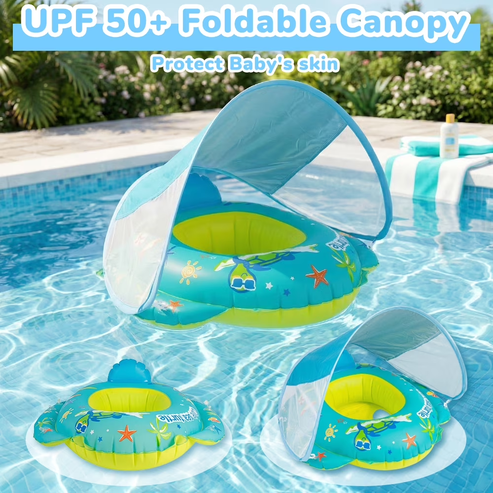 Swfoer Baby Pool Float with Canopy, Ages 1-5 photo 5