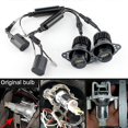 thumbnail image 2 of 1 Set 80w Xbd Chips Led Angel Eyes Halo Marker Ring Light Bulb Canbus For Bmw E90 E91 318i Lci 09-11 Drl Error Free Car Styling Banmo, 2 of 4