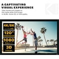 thumbnail image 3 of Kodak 120 in Projector Screen with Black Velvet Fixed Frame & Mount Kit, 3 of 9