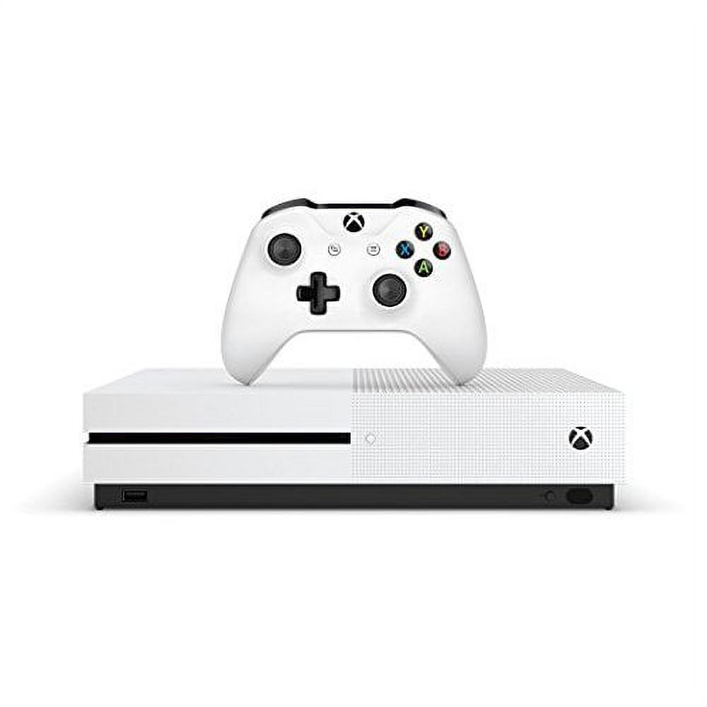 Microsoft Xbox One S 500GB White Console with NFL 17 and FIFA 17