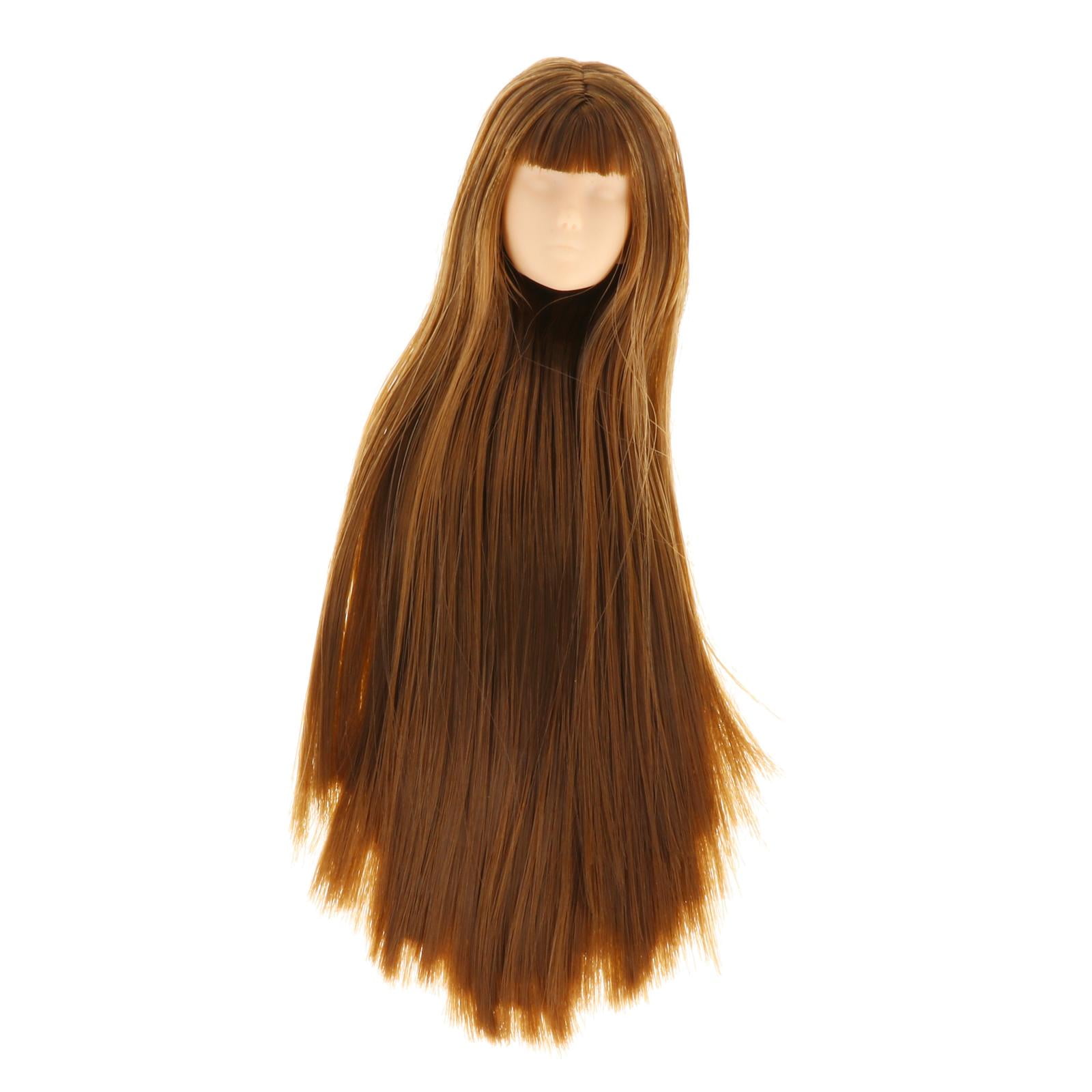 Head Sculpt Action Figure 1/6 Scale Long Hair Model Girl Accessory Parts