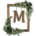 thumbnail image 2 of BKER Wooden Alphabet Wreath For Wall Home Living Room Bedroom Decorative Letter Sign With Hook And Rope For DIY Word Display, 2 of 6