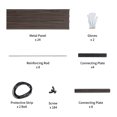 thumbnail image 6 of Leumius 2-Pack 6x3x2 FT Metal Raised Garden Beds, Reinforced Rustproof Colored Steel Planter Boxes for Vegetables, Flowers, Herbs and Succulents Walnut, 6 of 9