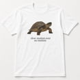 thumbnail image 3 of Slow Motion Over No Motion Turtle Graphic T-Shirt, Unisex Classic Tee, 3 of 9