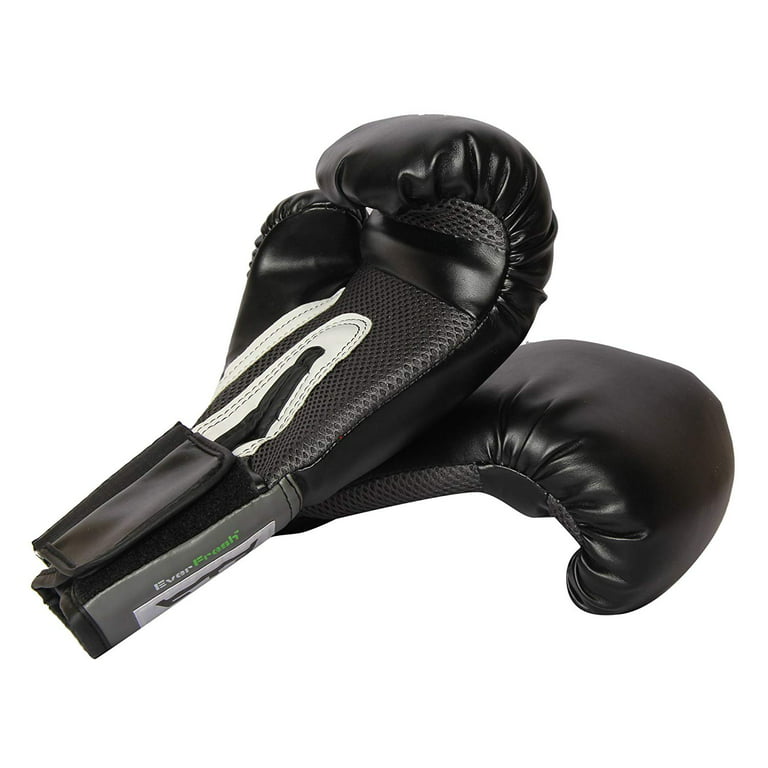  Boxing Gloves, Thickened Artificial Leather Training Gloves  Cool with Hook and Loop for Women for Adult(Black, 8oz) : Sports & Outdoors