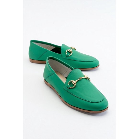Penny - Mocasines Horsebit De Cuero Verde verde 24.5 CM