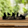 thumbnail image 4 of Craftnamesign Custom Wooden French Bulldog Desk Name Plate, Frenchies Mom Metal Nameplate for desk, 4 of 5