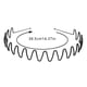 thumbnail image 3 of Diadema para el pelo ancha y gruesa con forma de metal para hombres y mujeres, 3 of 4