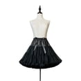 thumbnail image 4 of Women Tulle Petticoat, Soft Puffy Skirt, Elastic Waist Petticoat Tutu Tulle Skirt, Fluffy Skirt, Multi-Layer Party Puffy Skirt, 4 of 7